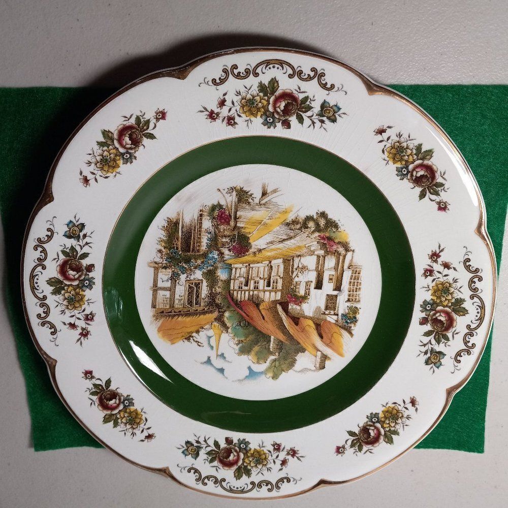 Ascot Service Plate England Alpine White Ironstone Cottagecore Countrycore